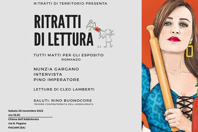 Ritratti di Lettura: Pino Imperatore protagonista del secondo appuntamento della rassegna letteraria