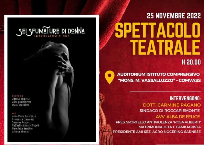 Roccapiemonte. Gli appuntamenti per la Giornata Internazionale contro la Violenza sulle Donne