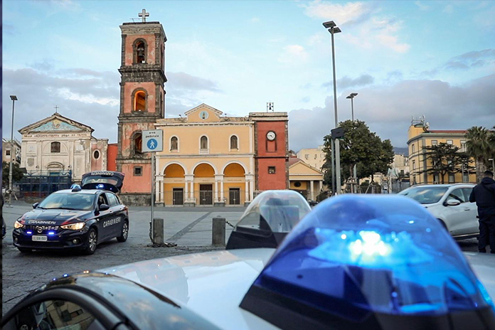 Controlli dei Carabinieri a San Giorgio a Cremano, Volla, ed Ercolano