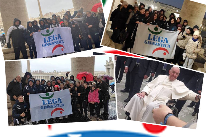 Lega Ginnastica incontra Papa Francesco!
