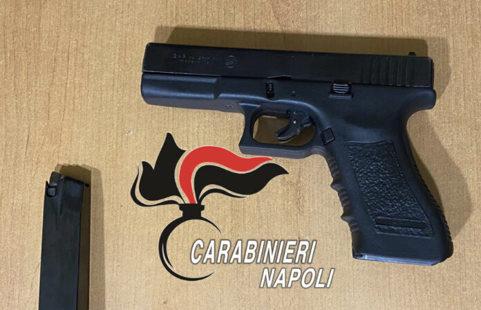 Sant’Agnello. I Carabinieri denunciano un minorenne: sotto la sella, una pistola scacciacani