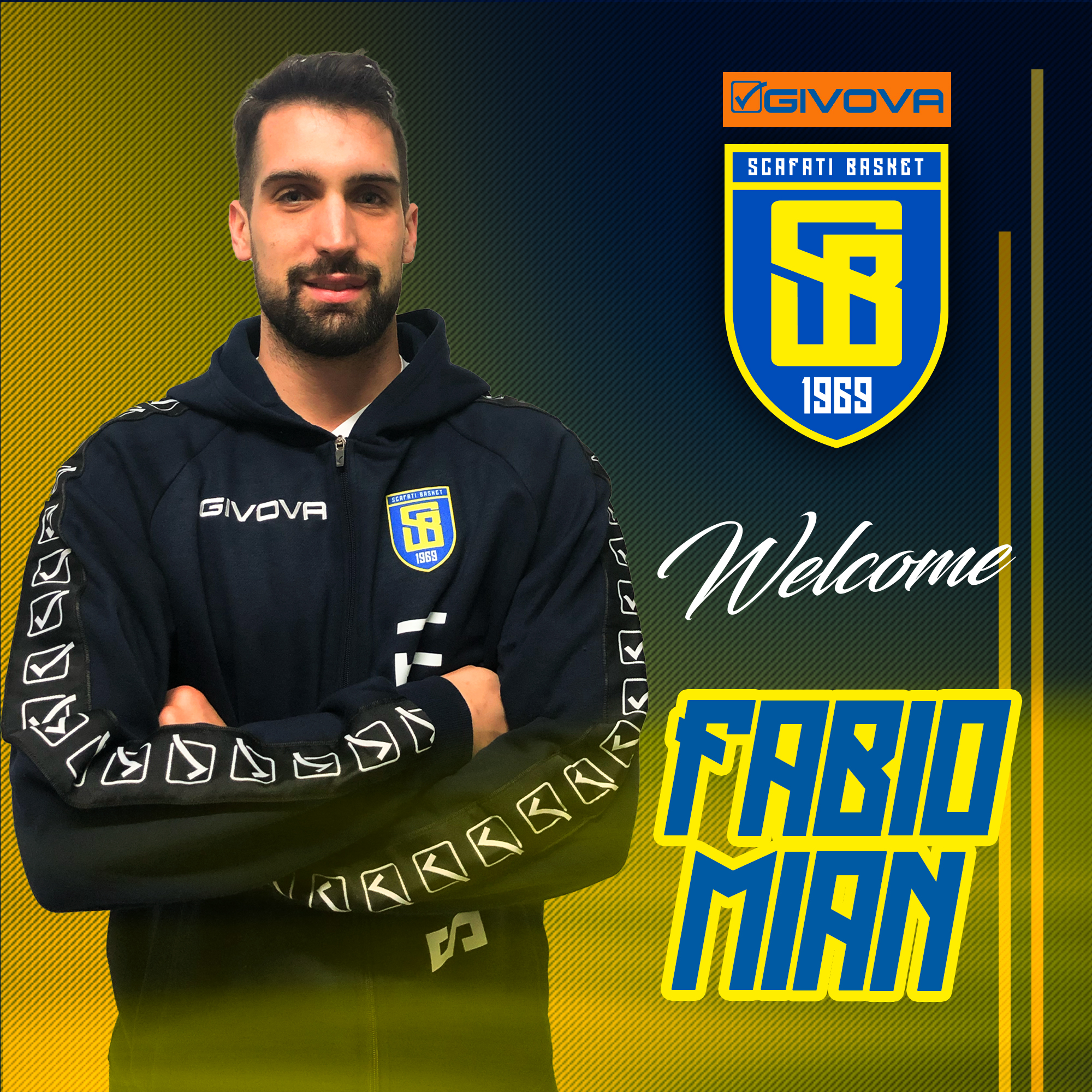 Scafati Basket, accordo con Fabio Mian!