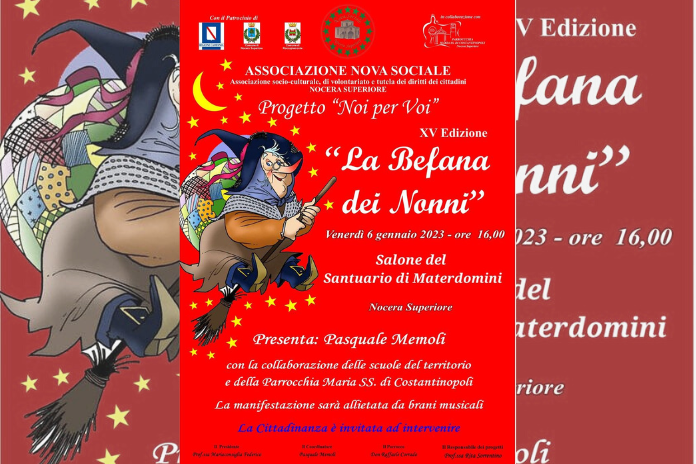 La “Befana dei nonni”: dolcezza e tradizione domani a Nocera Superiore