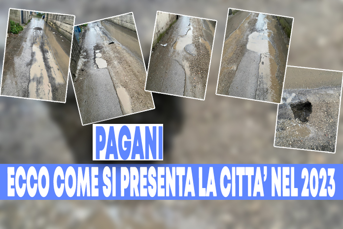 Pagani. Strade sempre più disastrate e pericolose (video)