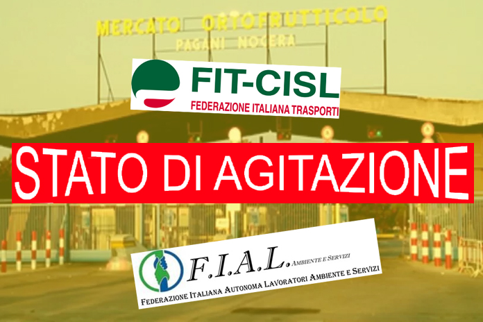 Mercato ortofrutticolo di Pagani: Fit-Cisl e FIAL Ambiente e Servizi proclamano lo stato di agitazione
