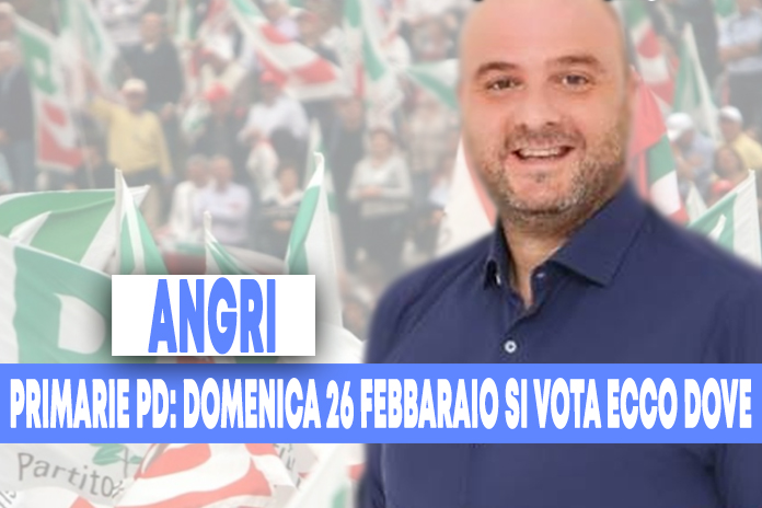 Angri, primarie Pd per eleggere il Segretario nazionale: si vota domenica 26, ecco dove