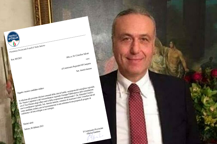 Elezioni comunali di Scafati: Salvati ottiene la fiducia del partito a “candidato sindaco”, per guidare la città