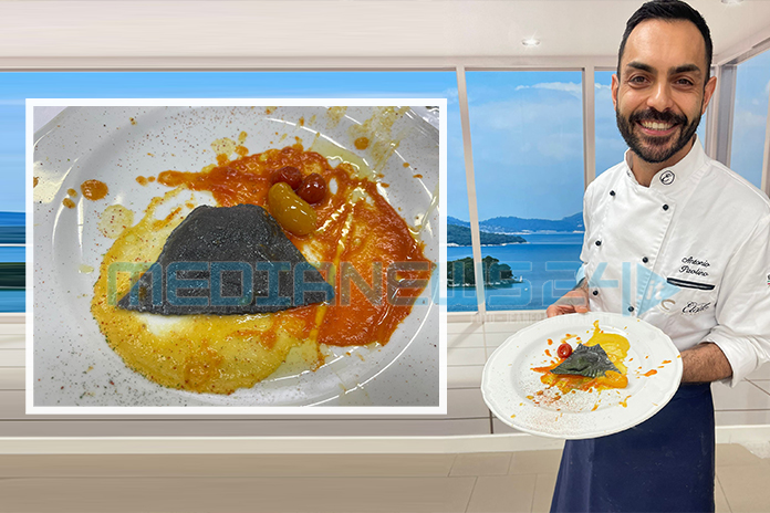 Angri. Galvani Opromolla/Fortunato. Lo chef Paolino presenta il Vesuviolo