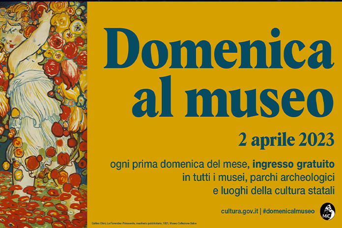 Domenica 2 aprile l’iniziativa promossa dal Ministero della Cultura, musei aperti