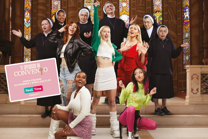 Suore Battistine protagoniste del reality “Ti spedisco in convento” su Realtime il 9 aprile (spot video)