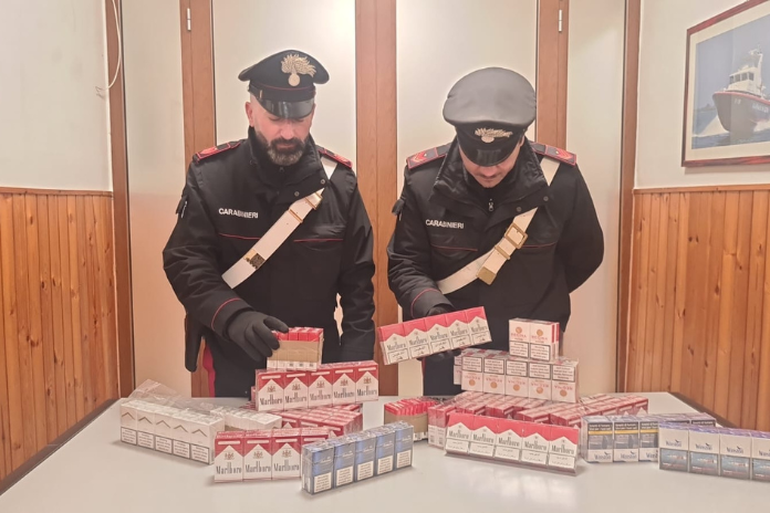 Torre Annunziata: Carabinieri denunciano 53enne per contrabbando di sigarette