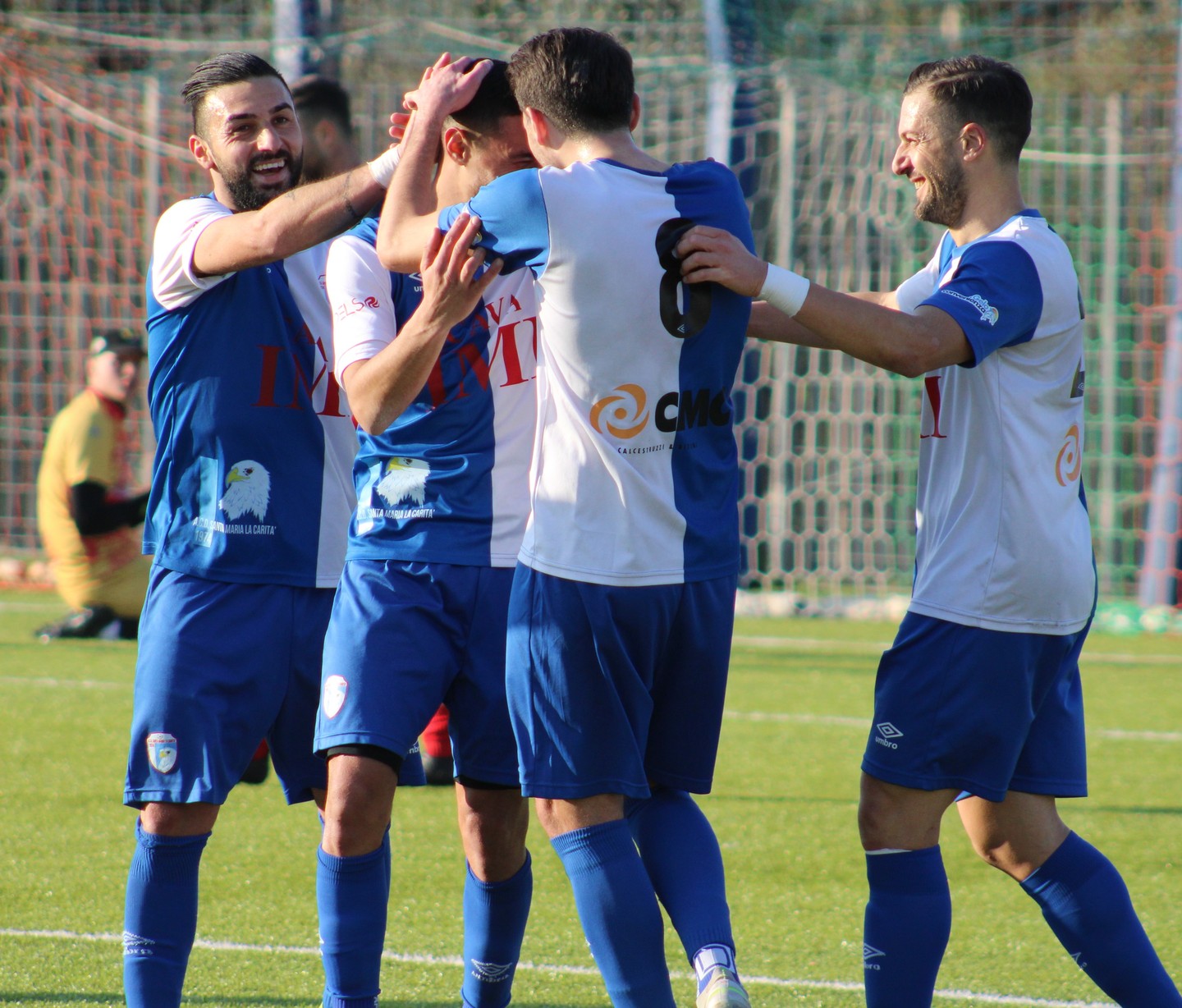 Santa Maria forza nove, pioggia di reti dei biancoazzurri