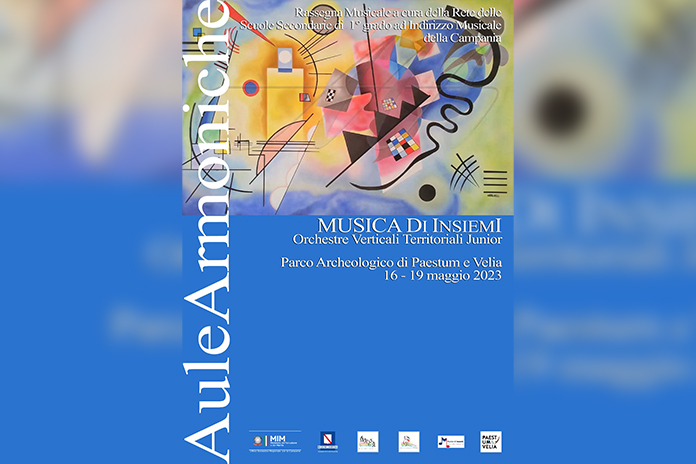 Paestum dal 16 al 19 “Musica di Insiemi”: 31 orchestre verticali territoriali junior, 3mila studenti della Campania per 15 concerti