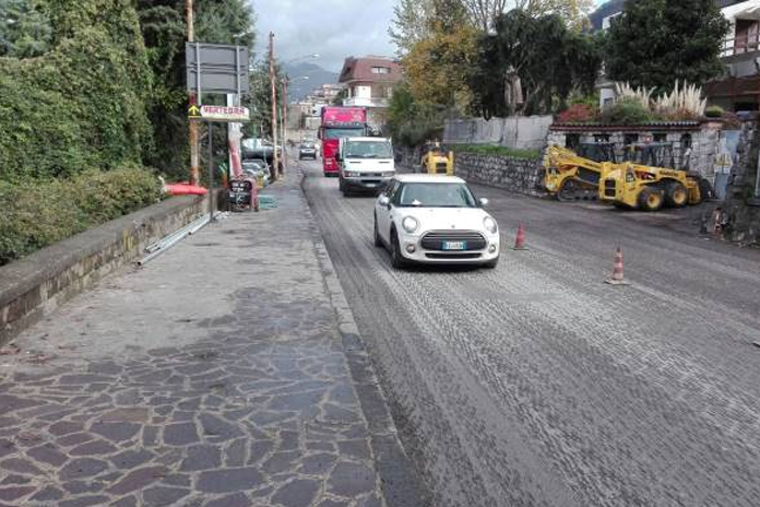 Inizio lavori in via Federico Ricco: piano viabilità e d’intervento illustrati dal sindaco Cuofano