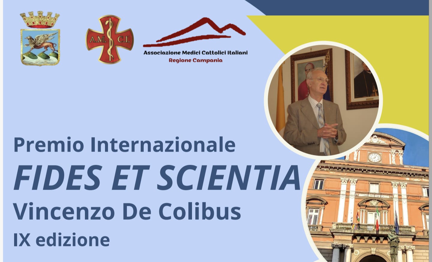 Sarno, «Premio internazionale fides et scientia Vincenzo De Colibus IX edizione»