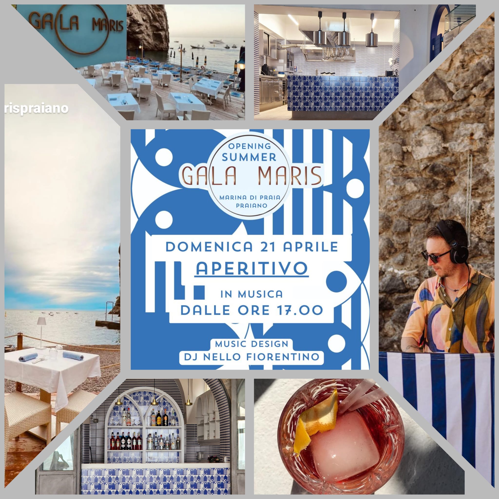 Gala Maris si rinnova: domenica 21 aprile il ristorante di Marina di Praia riapre le sue porte