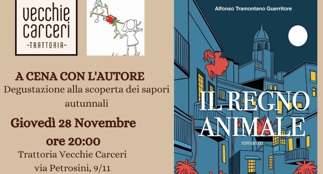 Nocera Inferiore. Tramontano, “A cena con l’autore” de Il regno animale
