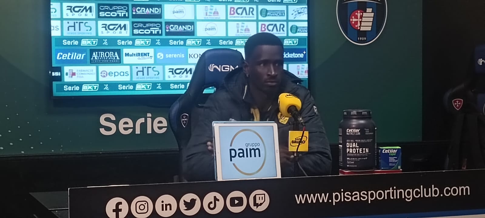 Juve Stabia, Thiam:” Mi sono ritrovato a dover giurare con l’arbitro, la palla era fuori!”