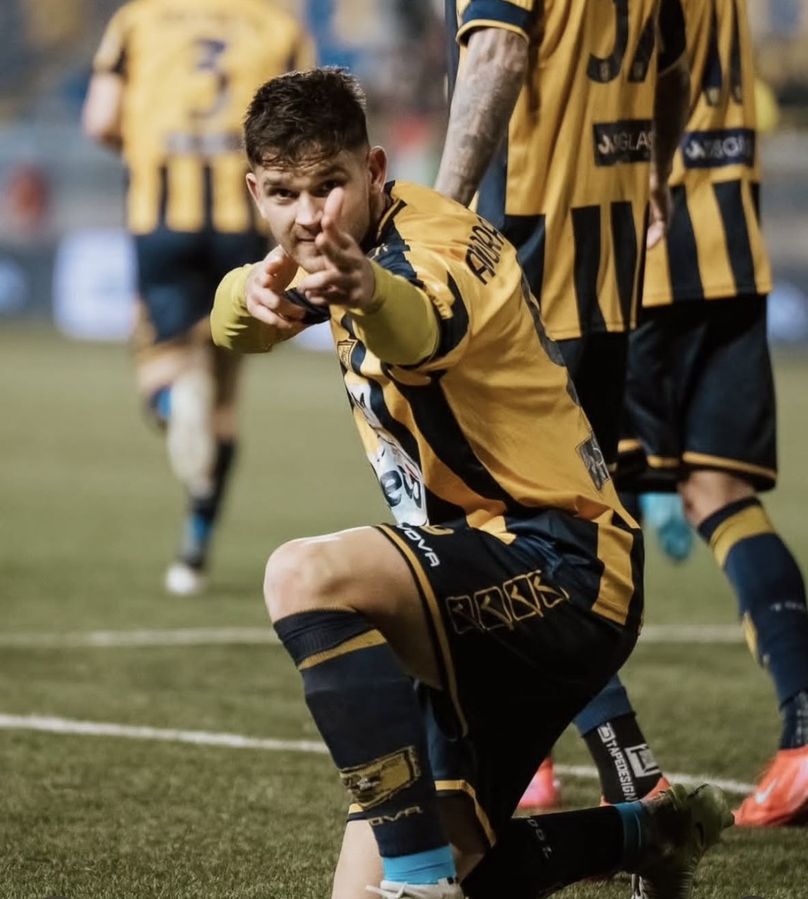 JUVE STABIA- PALERMO ADORANTE DOPO IL GOAL