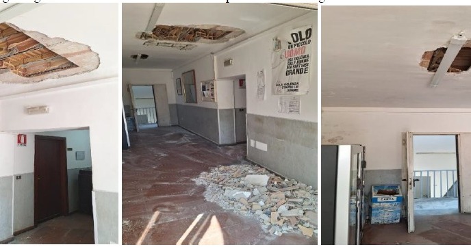 Capri, Commissariato chiuso dopo il crollo del soffitto avvenuto sabato