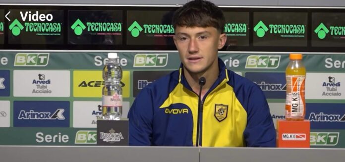 Patryk Peda conferenza post Palermo