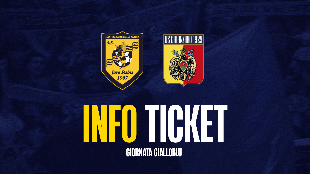 info ticket juve stabia catanzaro