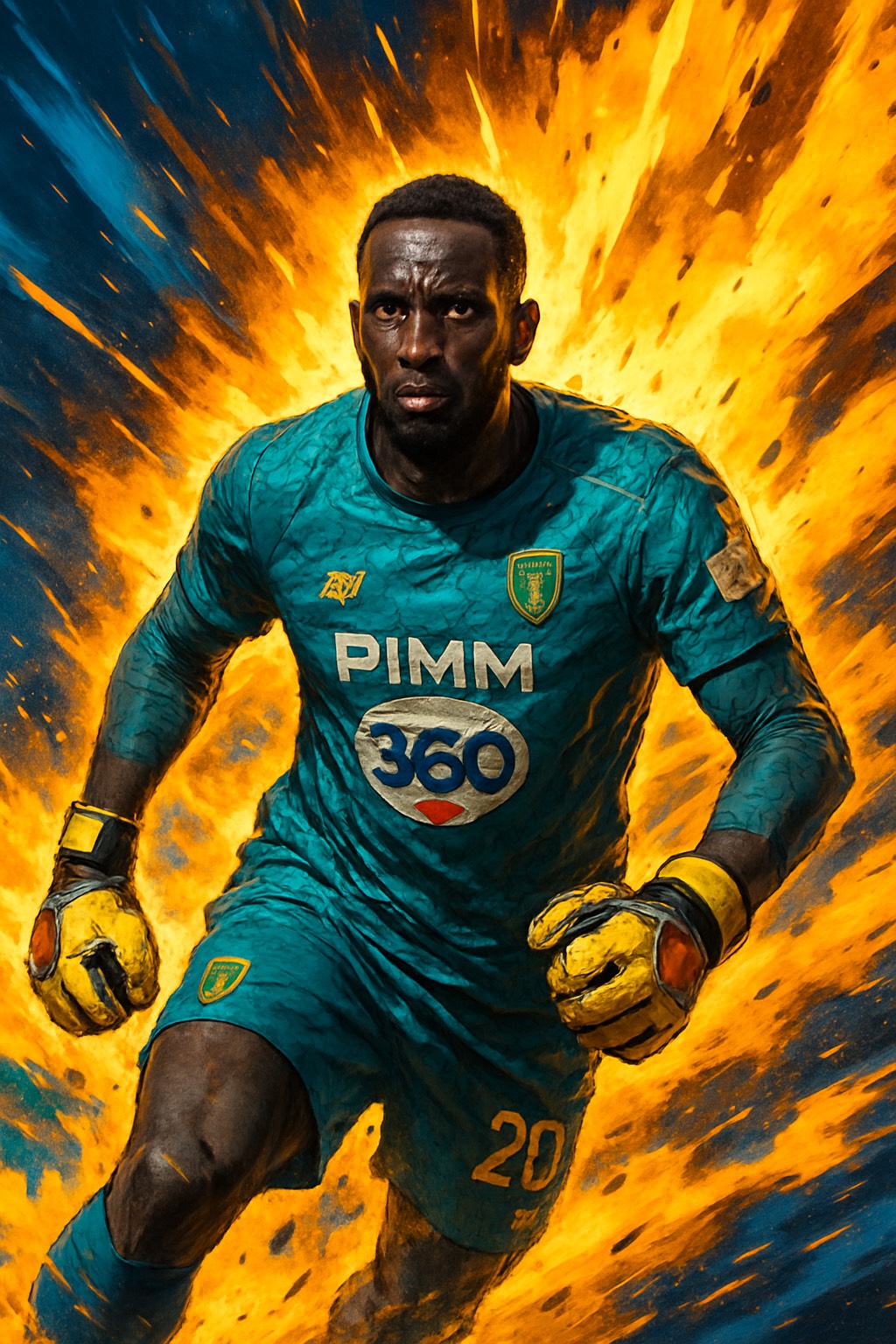 Demba Thiam, la mina in movimento