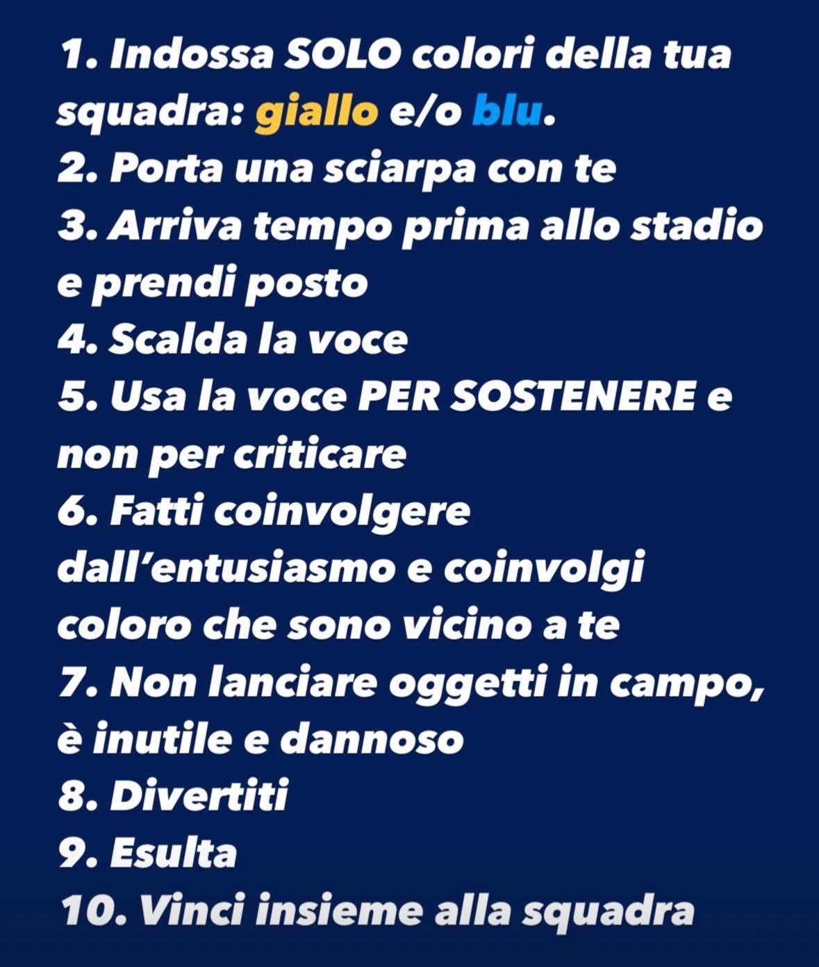 Juve Stabia, decalogo dle tifoso di Juve Stabia Nel Cuore