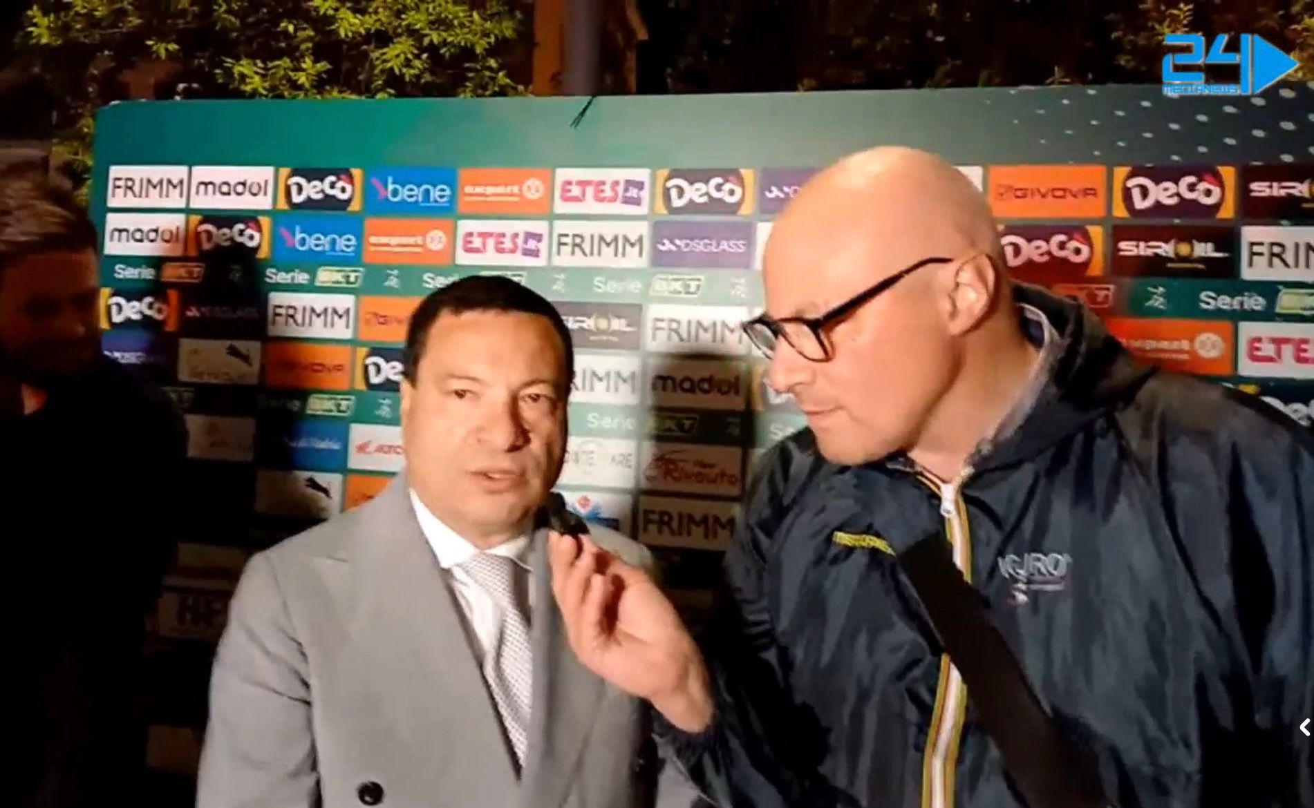 juve stabia langella festa abbraccio città semifinale playoff