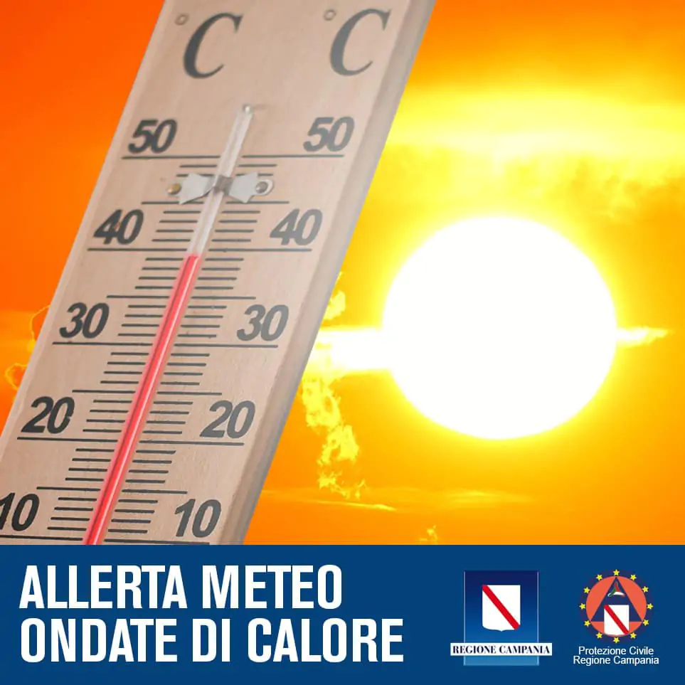Arriva il caldo: da domani allerta gialla in Campania