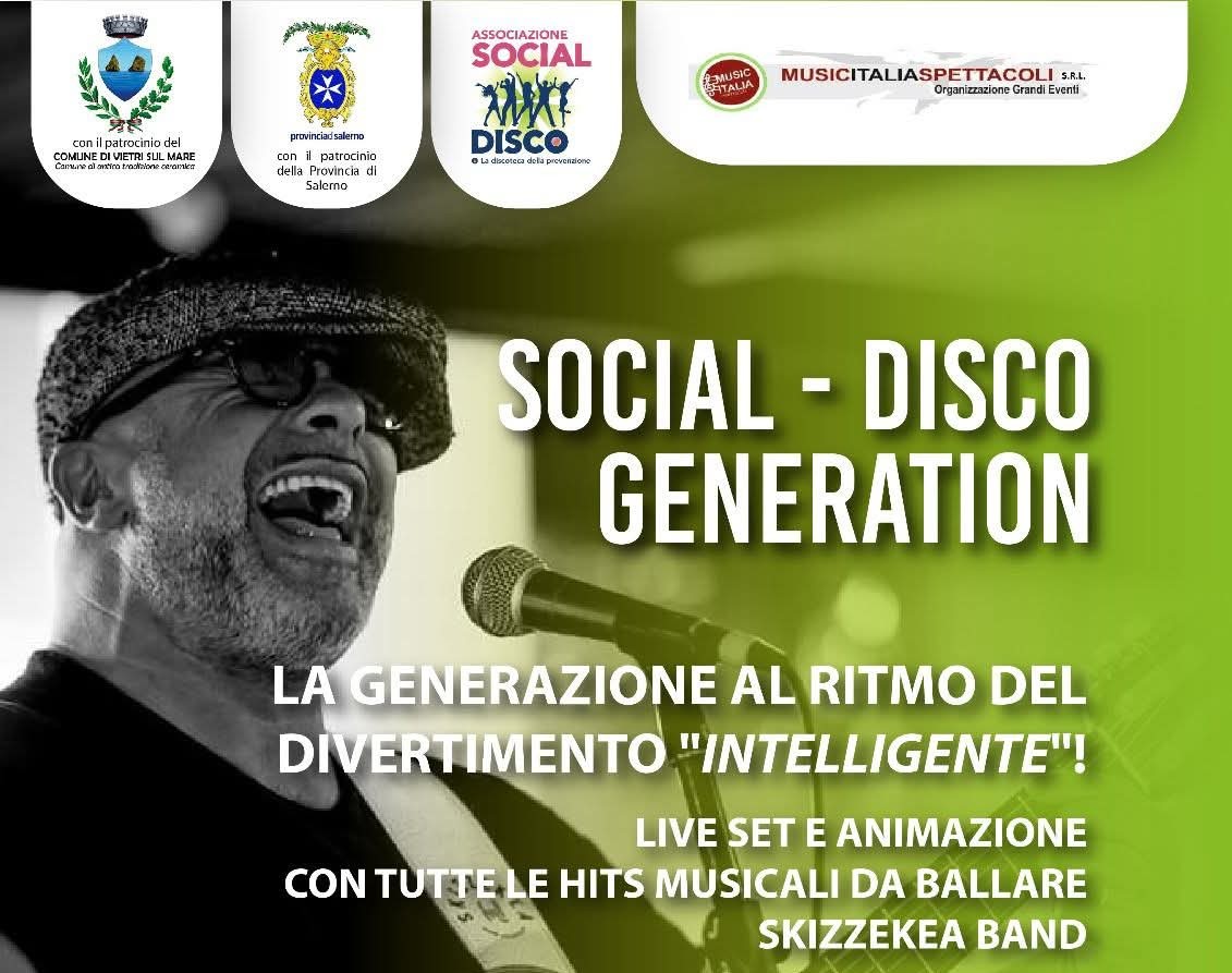 Social – Disco Generation”: a Marina di Vietri la discoteca della prevenzione si rinnova tra musica e messaggi sociali