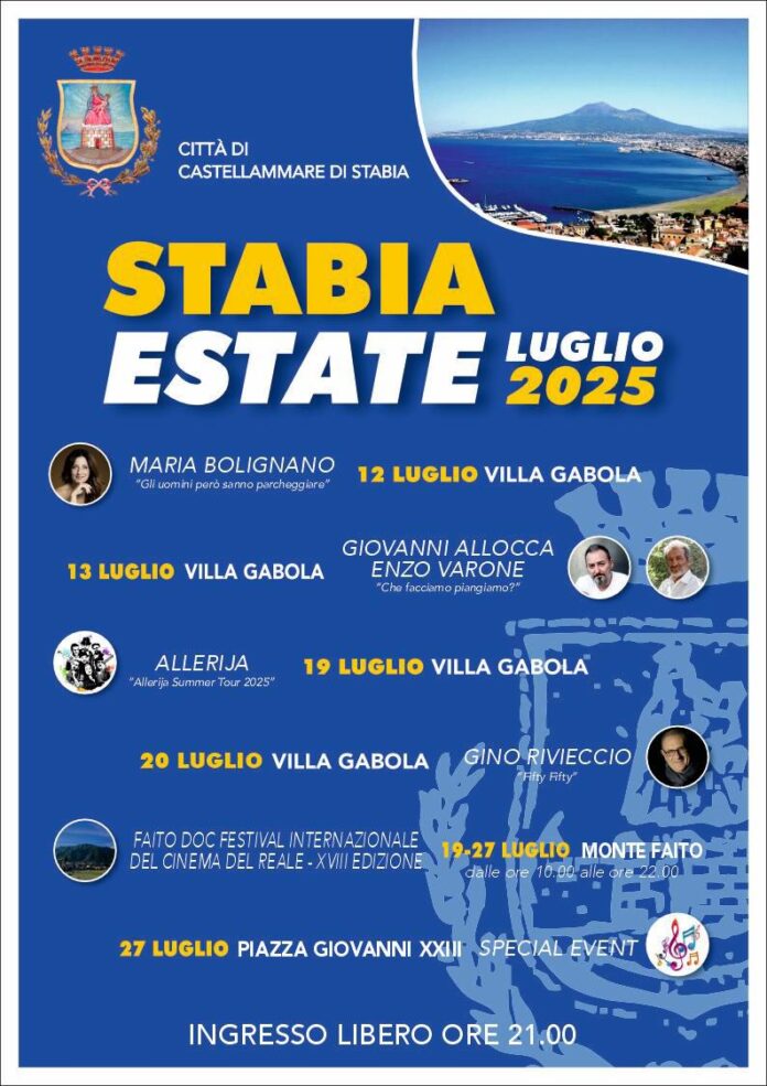 castellammare manifesto eventi luglio 2025