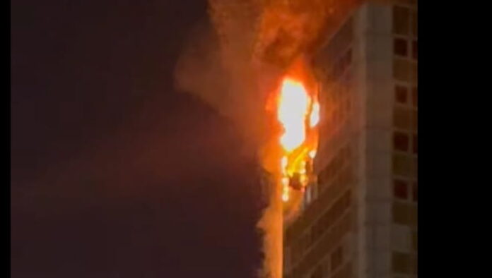 incendio centro direzionale