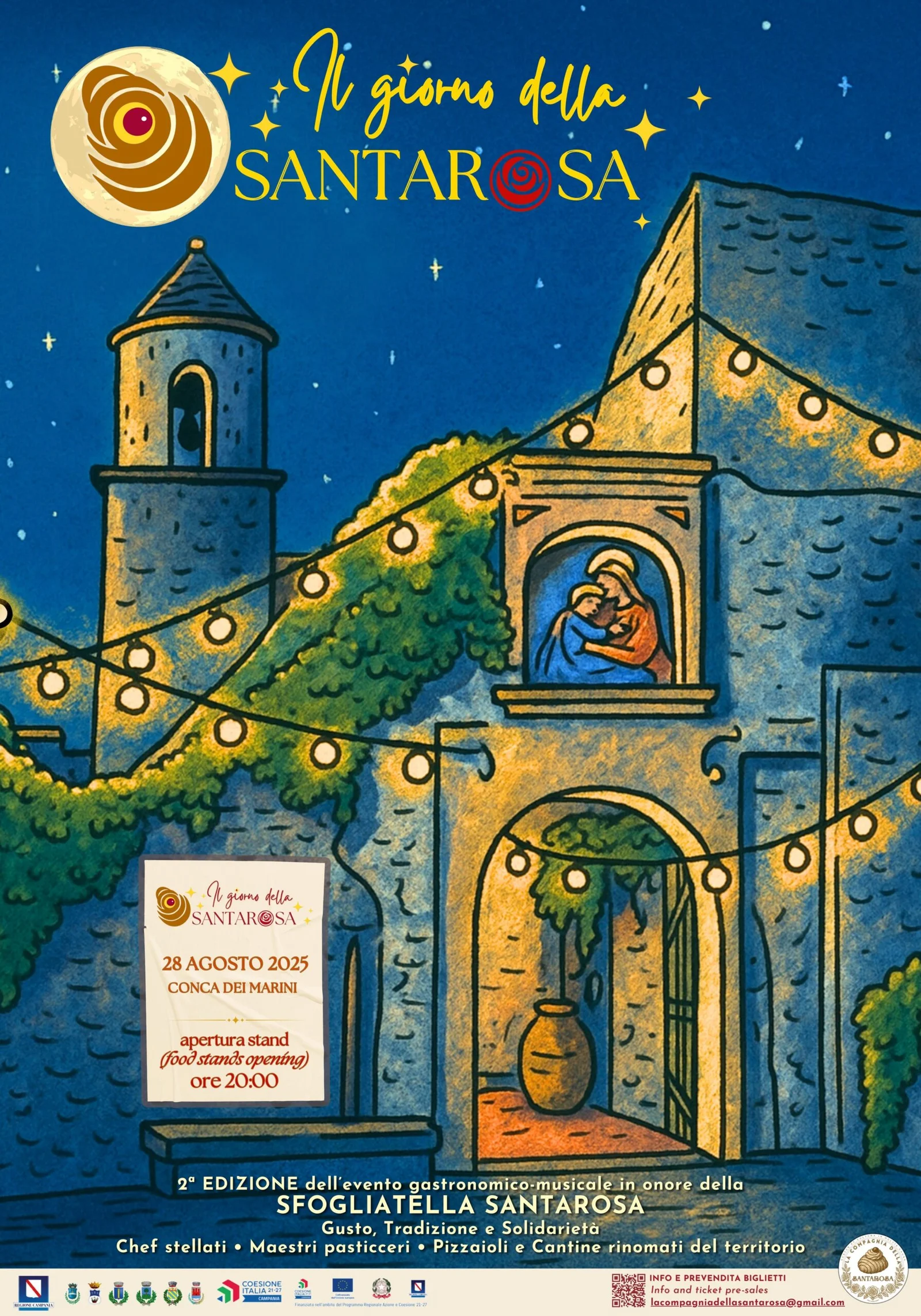Il giorno della Santarosa 2025: tradizione, gusto e solidarietà a Conca dei Marini