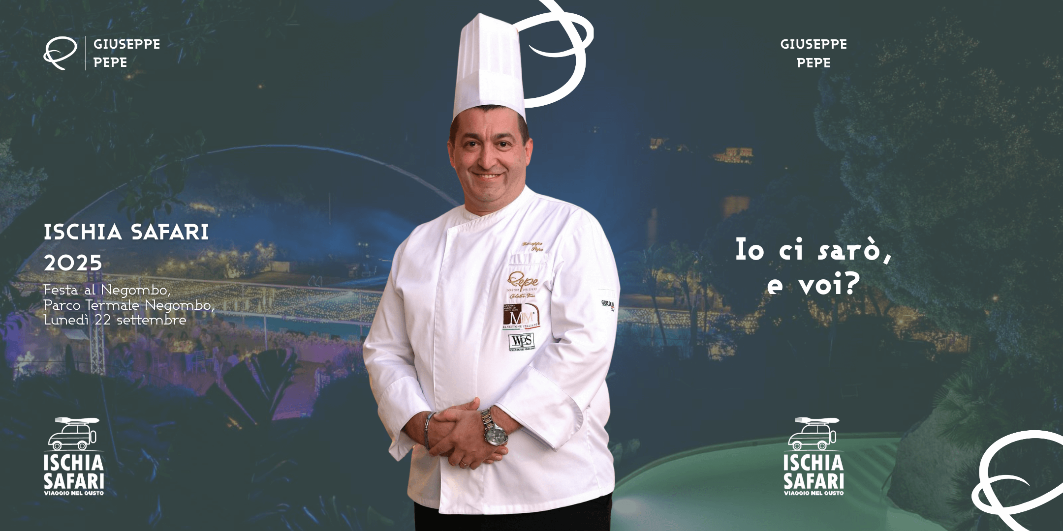 Il maestro Giuseppe Pepe protagonista a “Ischia Safari 2025”