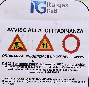Castellammare, messi e poi ritirati gli avvisi per la chiusura di Via Nocera