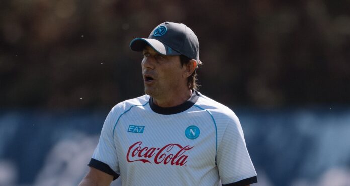 conte napoli allenamento