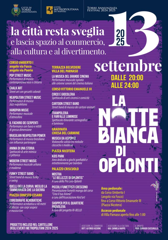 notte bianca torre annunziata