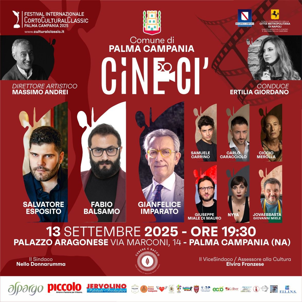 Premio Cinecì 2025: Palma Campania celebra il cinema giovane