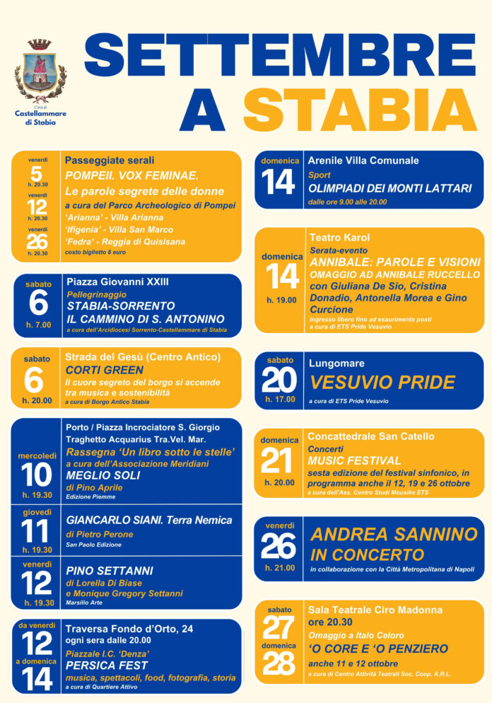settembre a stabia 2025