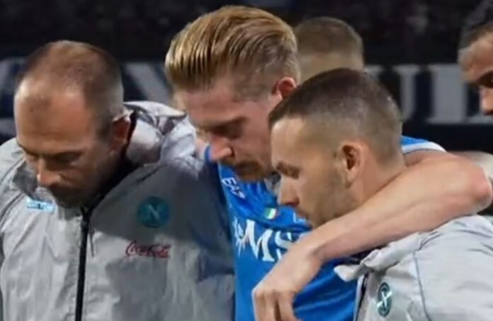 de bruyne infortunio napoli