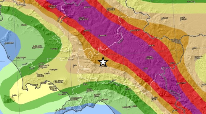 terremoto irpinia cartina ingv