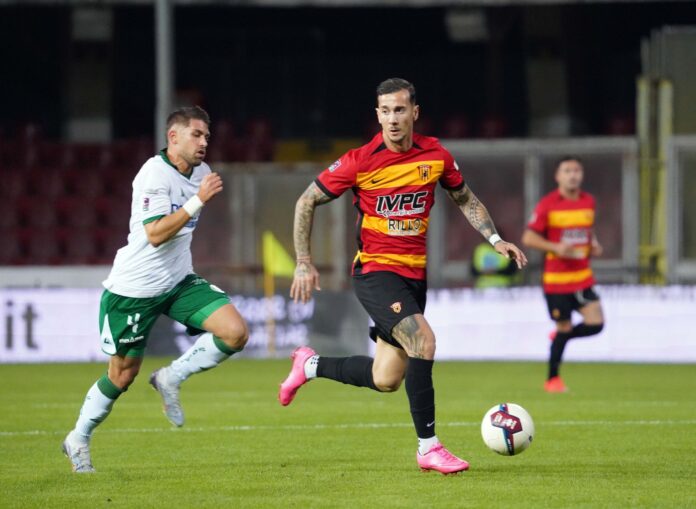 benevento avellino 2-2 jacopo manconi (foto saverio minicozzi) benevento