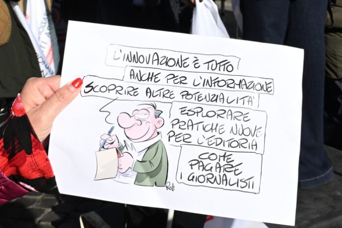 giornalisti sciopero