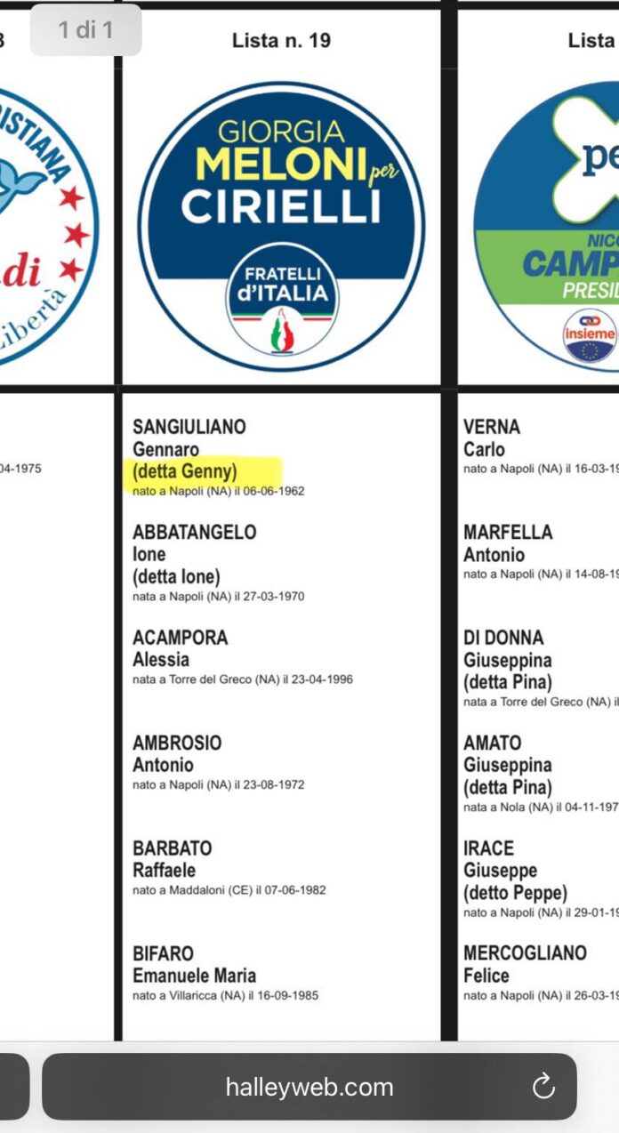 sangiuliano detta genny