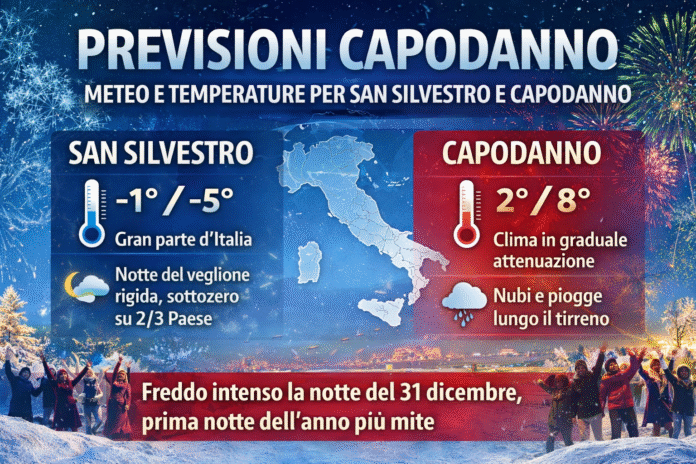 previsioni capodanno