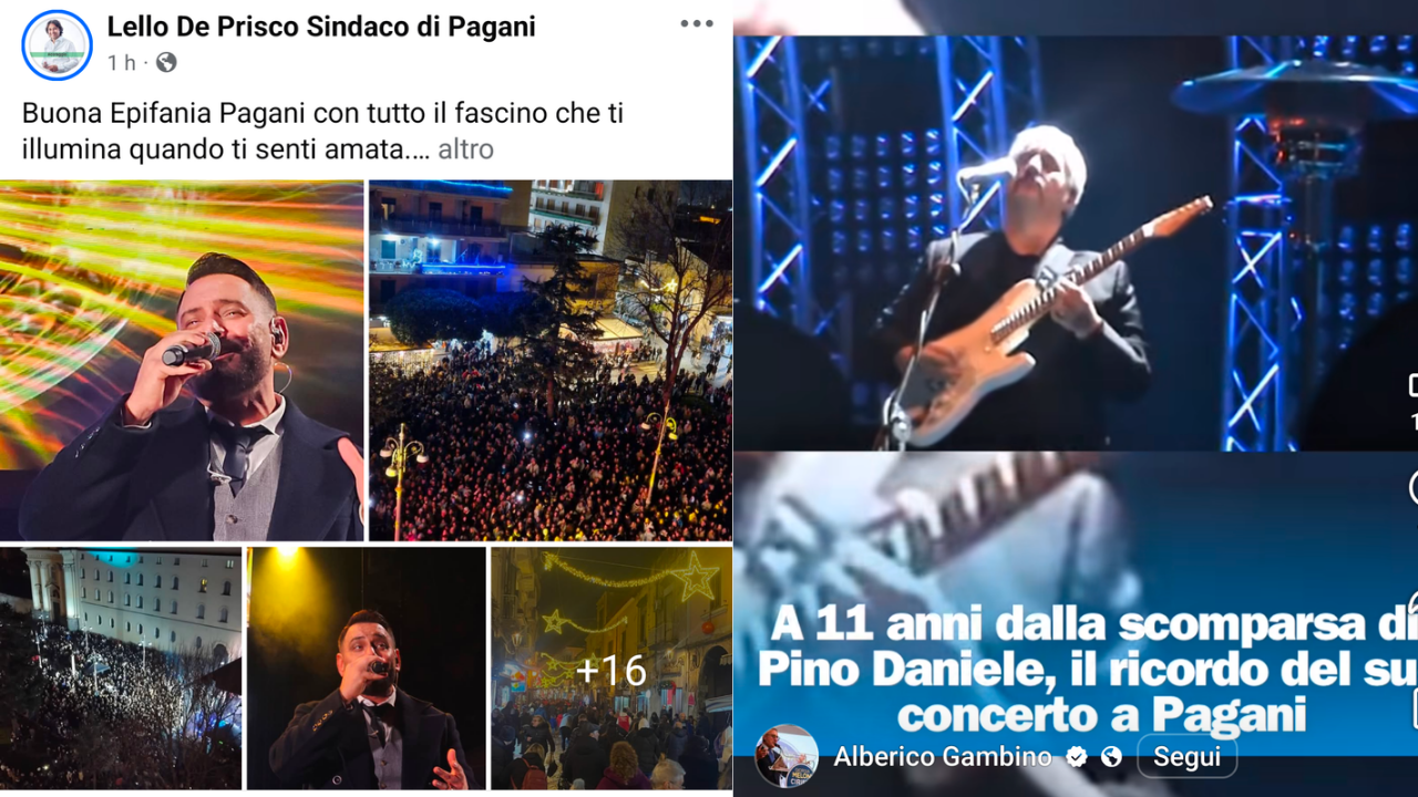 Pagani, la Notte (non) Bianca e il ritorno di Gambino tra i ricordi