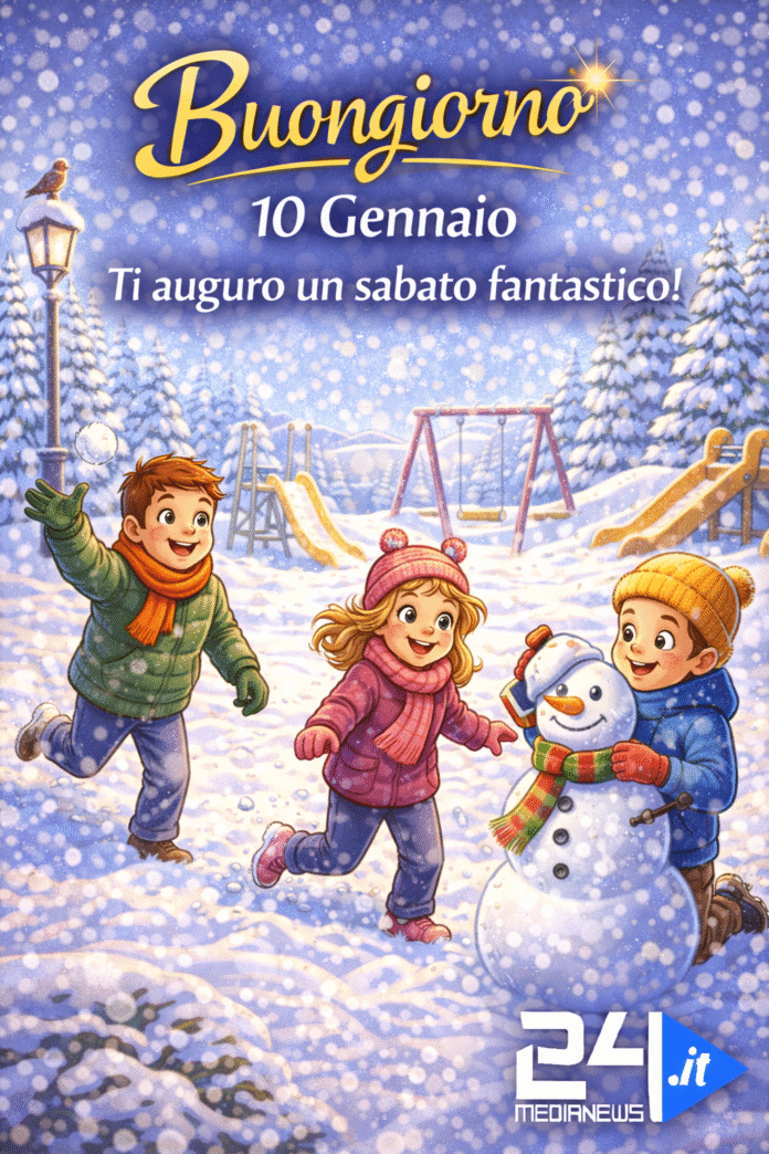 buongiorno 10 gennaio