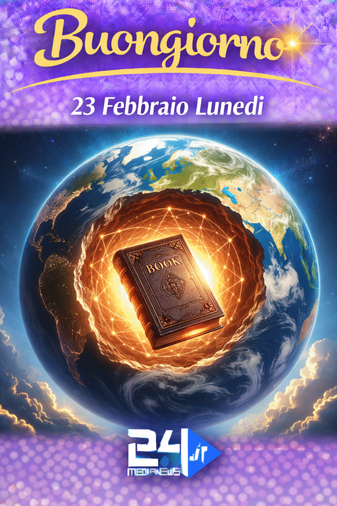 Buongiorno 23 Febbraio da inviare a parenti e amici