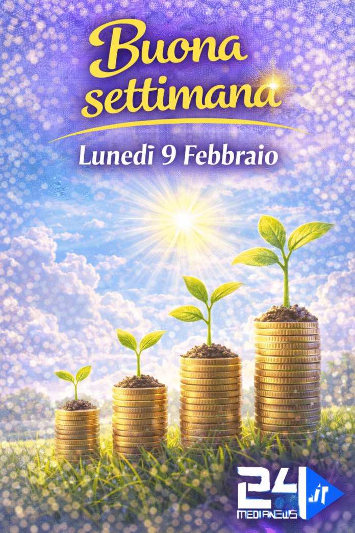 Buongiorno lunedì 9 febbraio